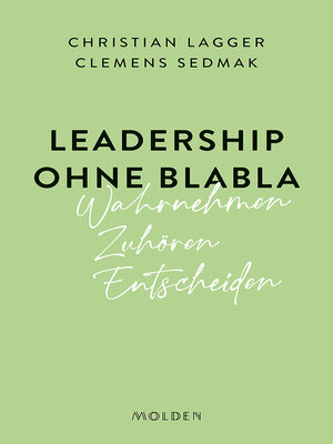 cover image of Leadership ohne Blabla